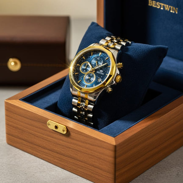 Best Win Royal Blue Chronograph